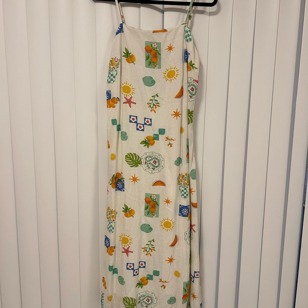 Colorful Patterned Maxi Dress